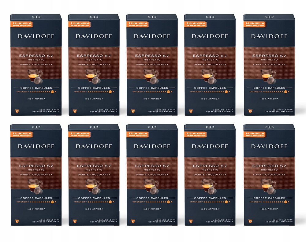 Kapsułki do Nespresso kawa Davidoff Espresso 57 Aroma 100szt.