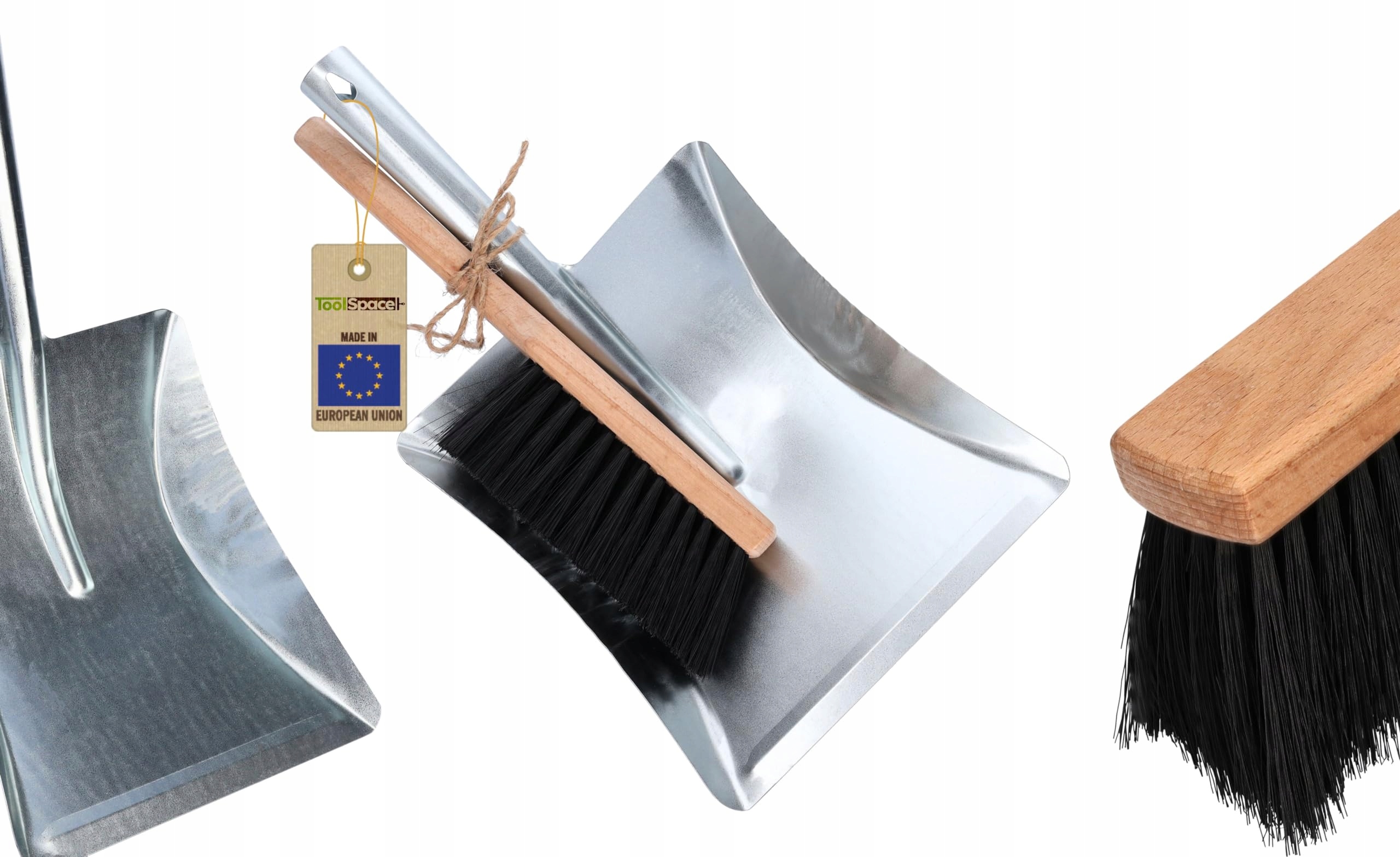 Levně Toolspace Sada Smetáček a Lopatka pro zahradu a krb