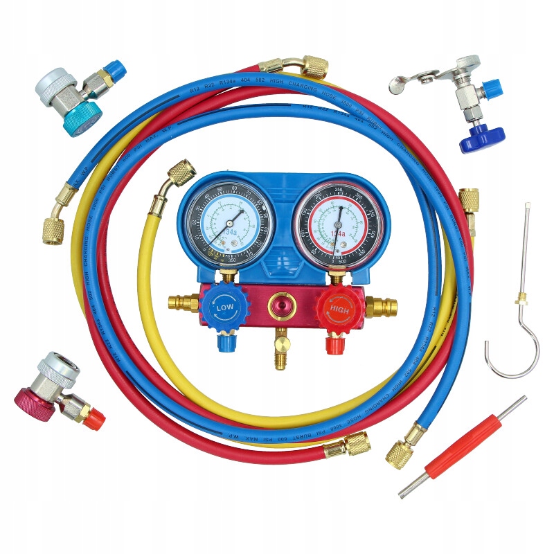 TESTER Z MANOMETRAMI NAPEŁNIENIA KLIMATYZACJI Kod producenta NE00246