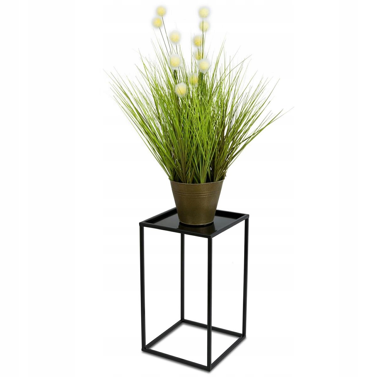 

Kwietnik stojak na kwiaty 40 cm czarny loft kwiaty