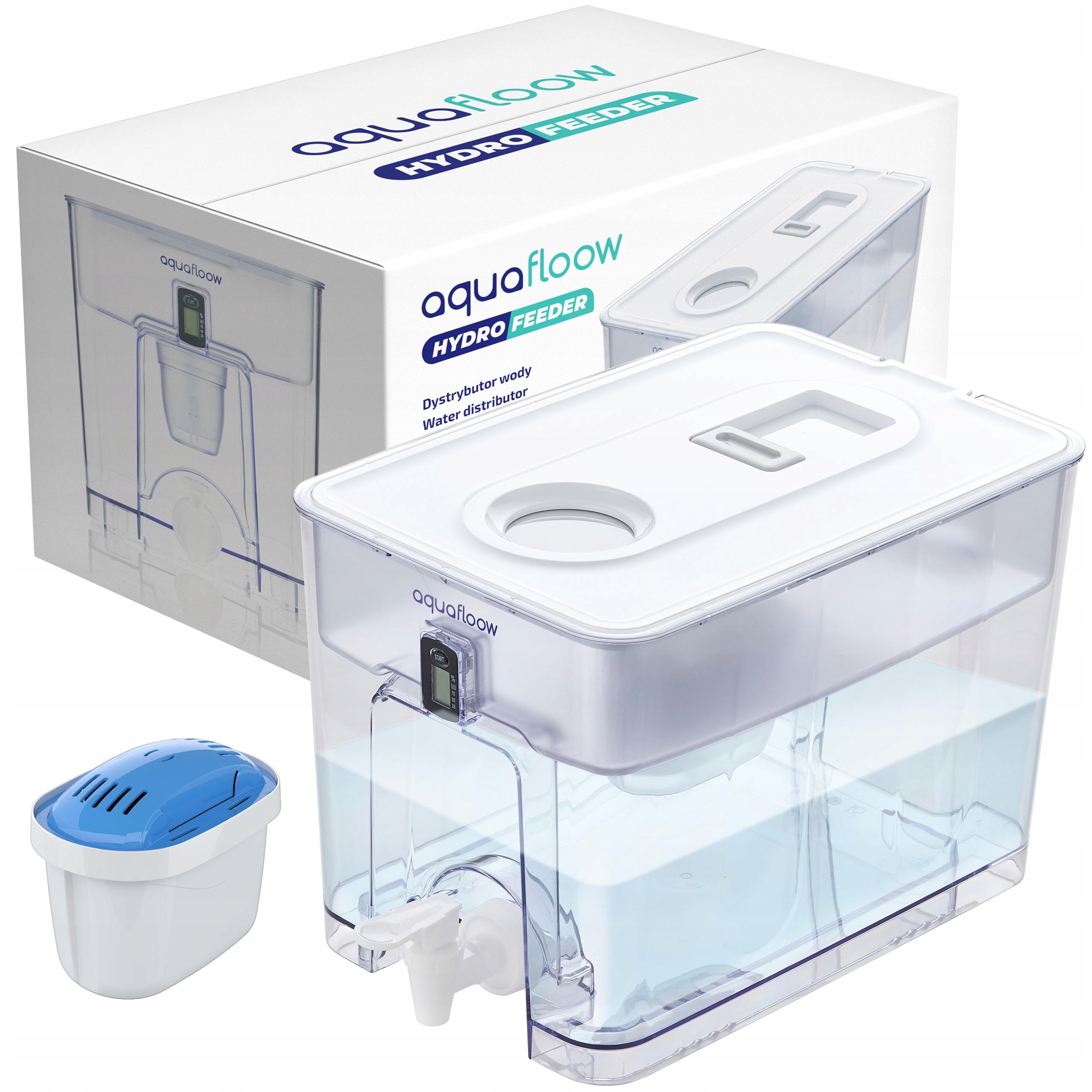 Velký filtrační konvice na vodu AquaFloow XL filtr MaxiMag