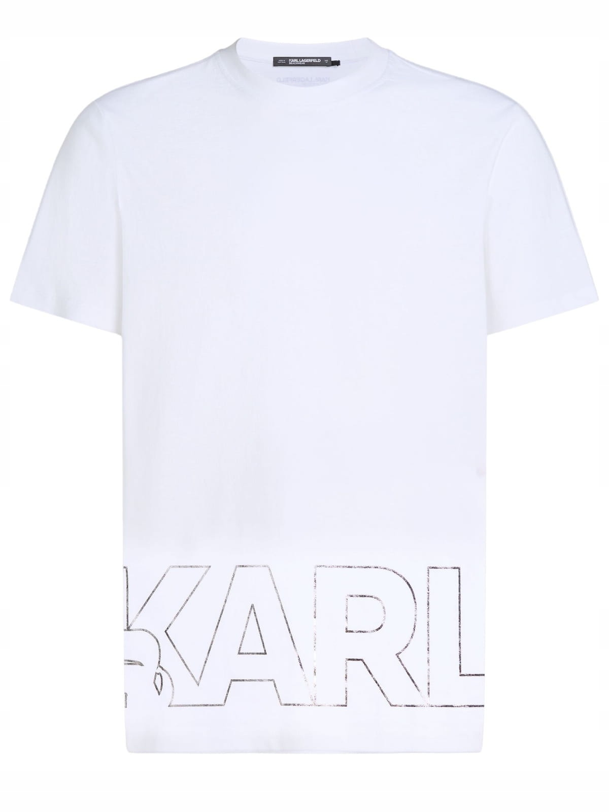 Pánské tričko Karl Lagerfeld A1M46070 bílé XL