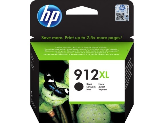 Hp Inc. Inkoust 912XL Black Ink 3YL84AE