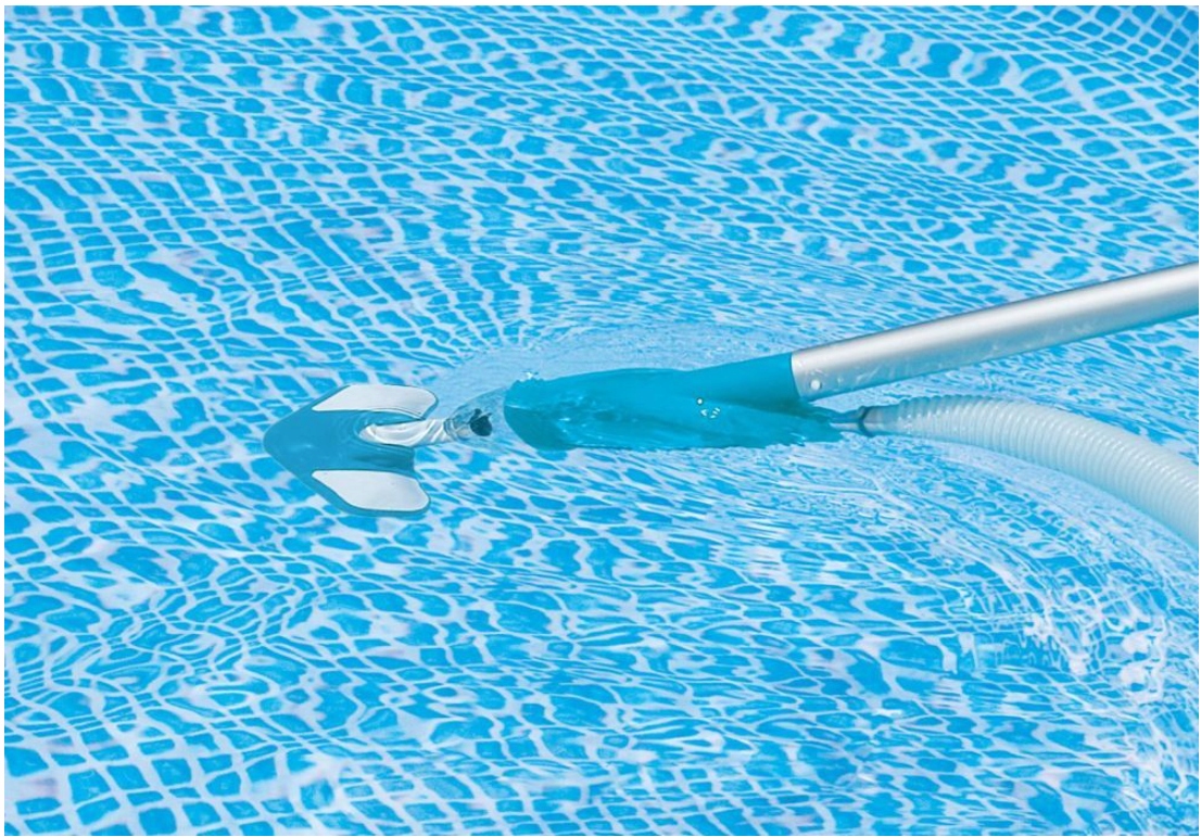 ODKURZACZ DO BASENU BASENOWY INTEX ZESTAW DO CZYSZCZENIA BASENÓW DELUXE EKO Moc 1 W