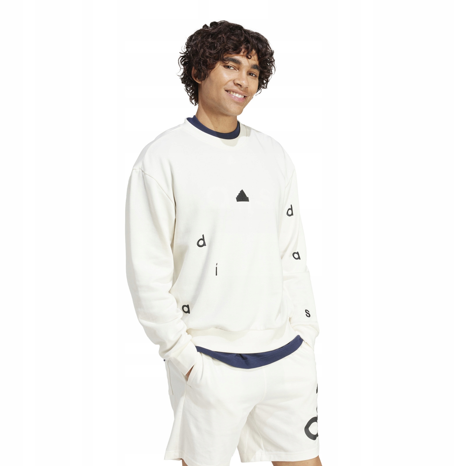 Pánská mikina adidas Embroidered French Terry Sweatshirt