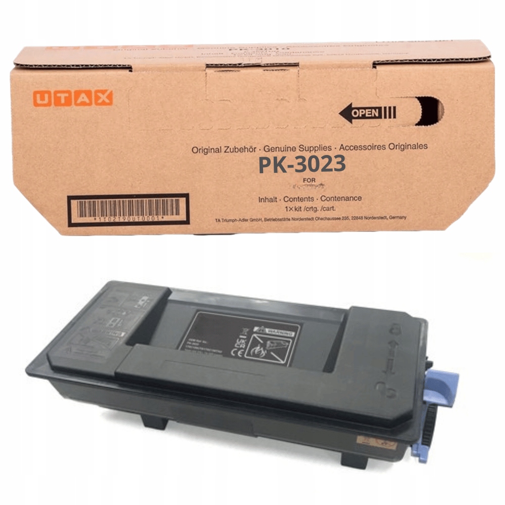 Nowy Toner 1T0C100UT0 PK3023 Black Utax P-4532i Mfp