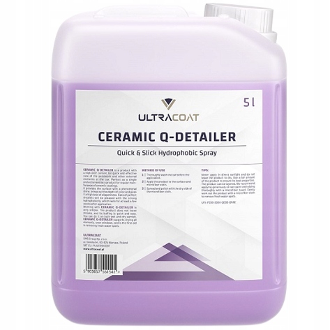 ULTRACOAT CERAMIC Q-DETAILER - Środek Hydrofobowy 5L