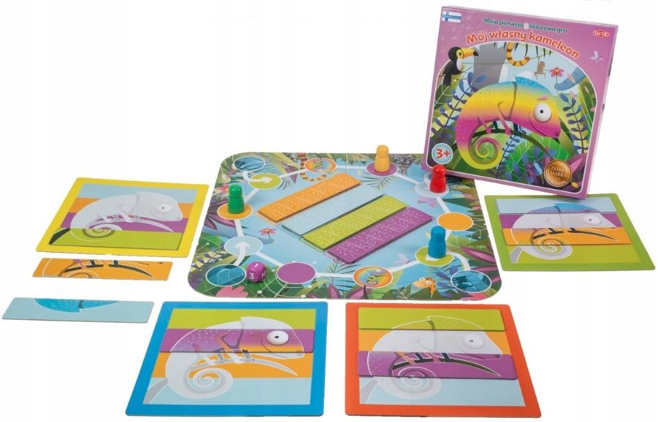 TACTIC Gra Mój własny Kameleon Materiał karton