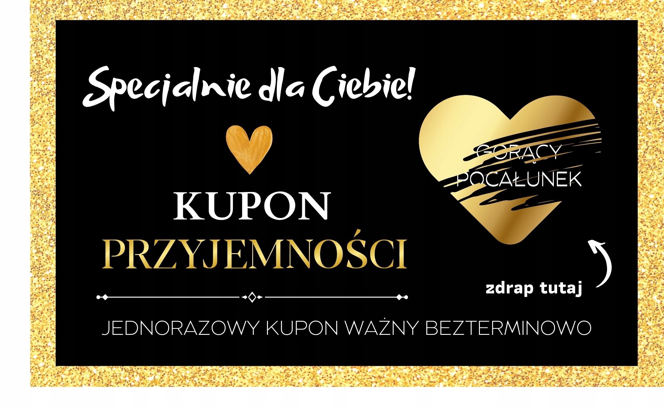 

Kupon Miłości Zdrapka Walentynki Dzień Kobiet