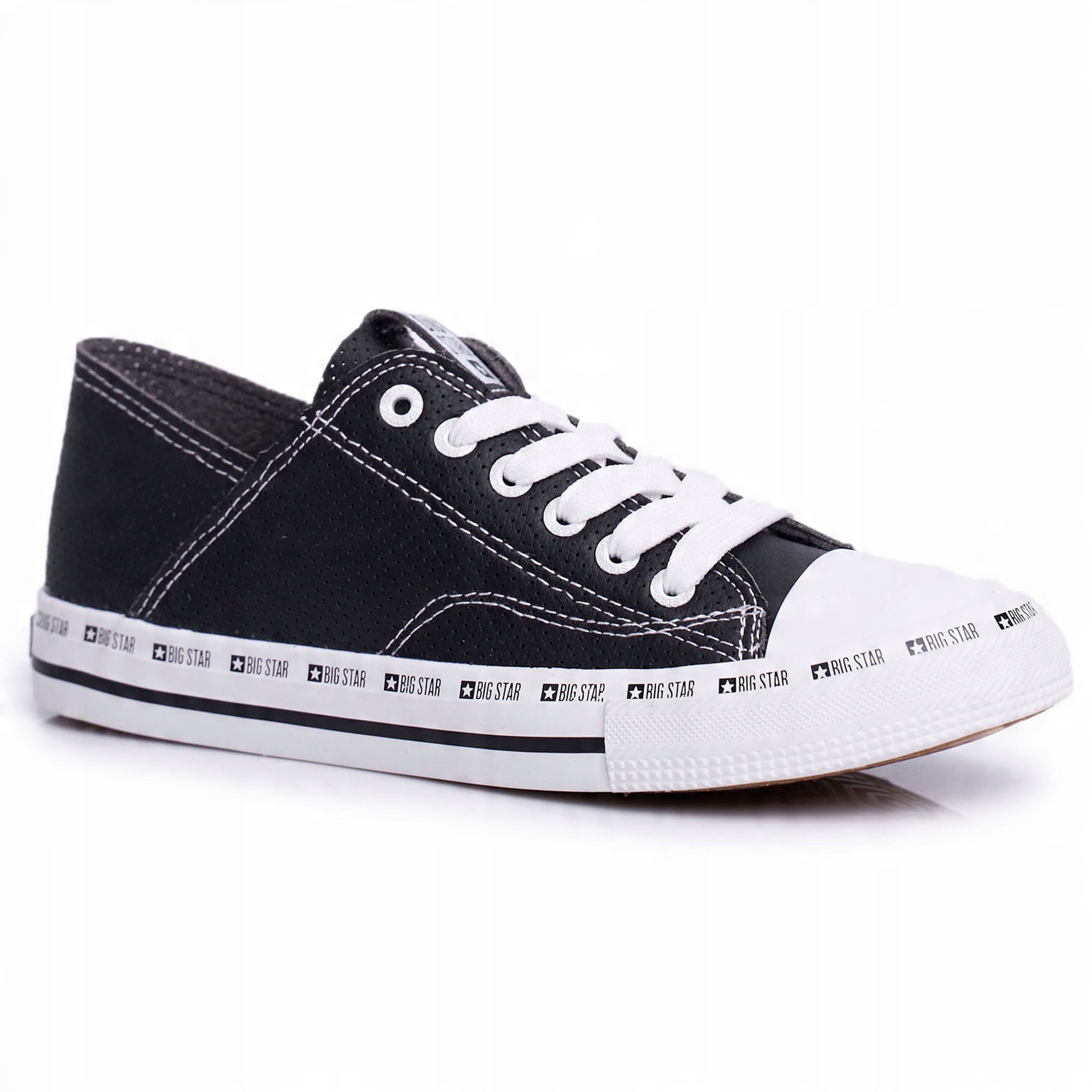 

Czarne Inny materiał Buty Trampki Big Star r.39