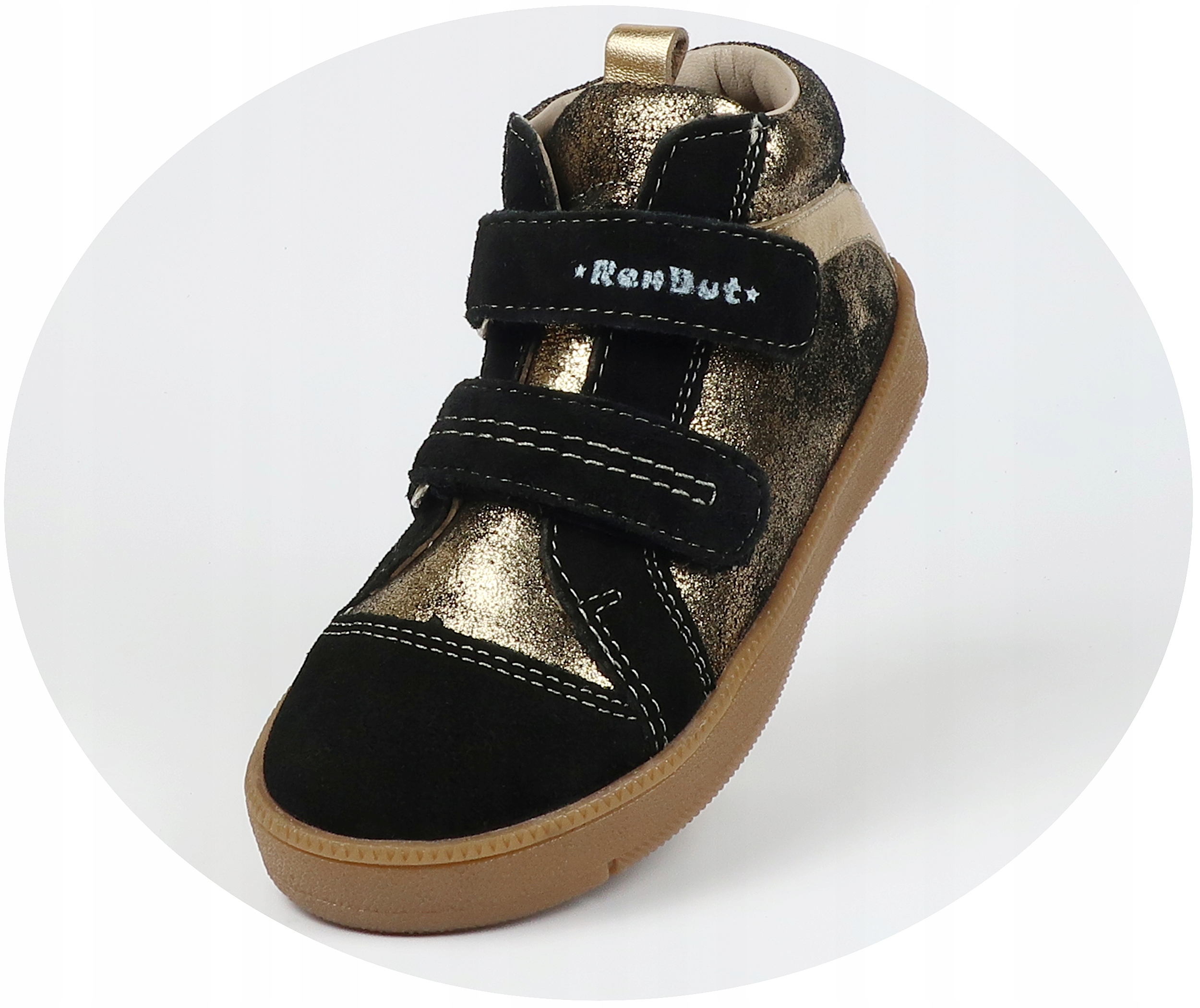 RENBUT DZIECIĘCE TRZEWIKI PÓŁBUTY SKÓRZANE 33 Marka Ren But