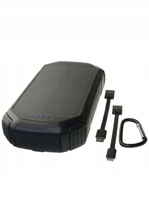Powerbank PowerNeed 20000mAh (74Wh) so solárnym panelom 1W, S20000C