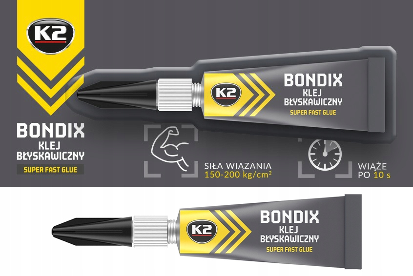 

K2 Bondix Klej Szybkoschnący 3g