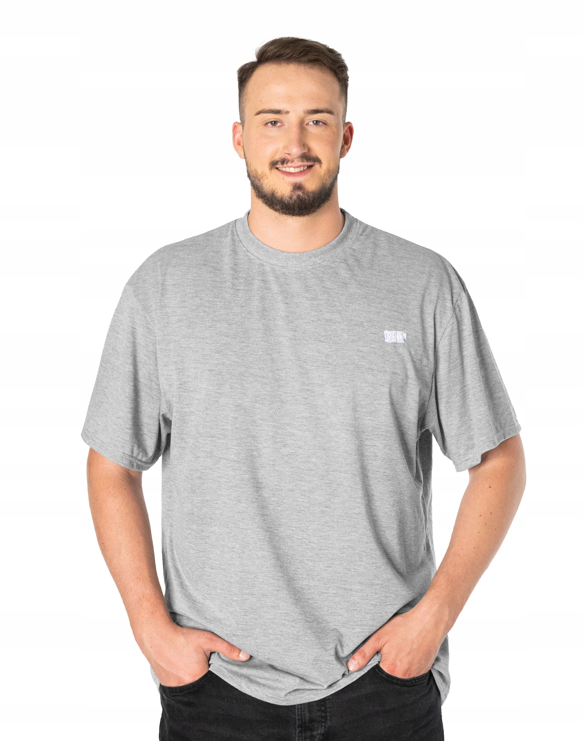 

Duży Podkoszulek T-shirt Koszulka Męska LSY-05 7XL