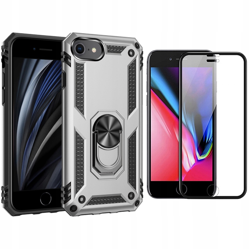 

Etui Pancerne Ring Nx Do Iphone 7/8/SE 2020 +szkło