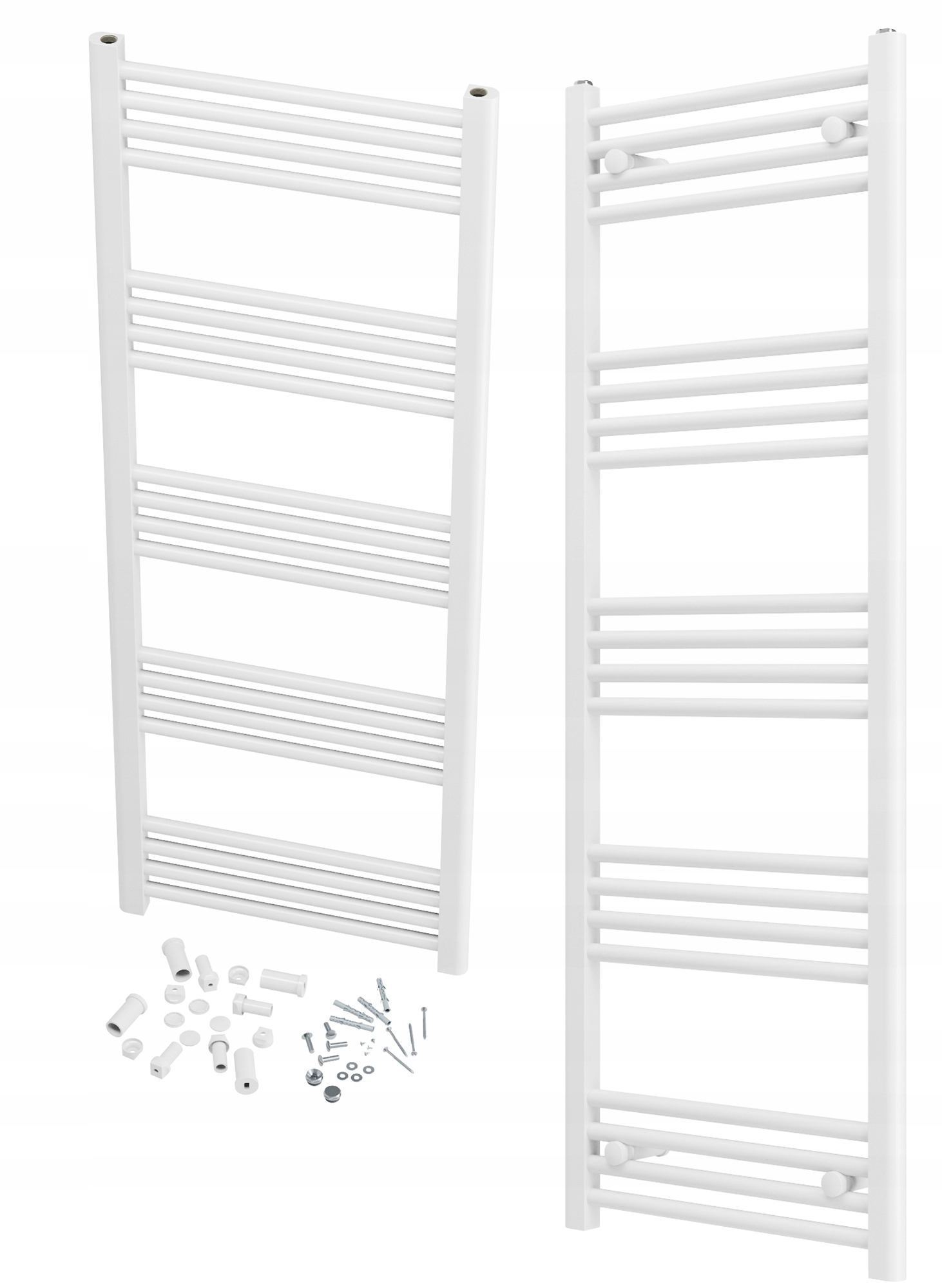 Kúpeľňový Ohrievač Biely Rebrík 50x140 cm Moderný Breno Kaloryfer