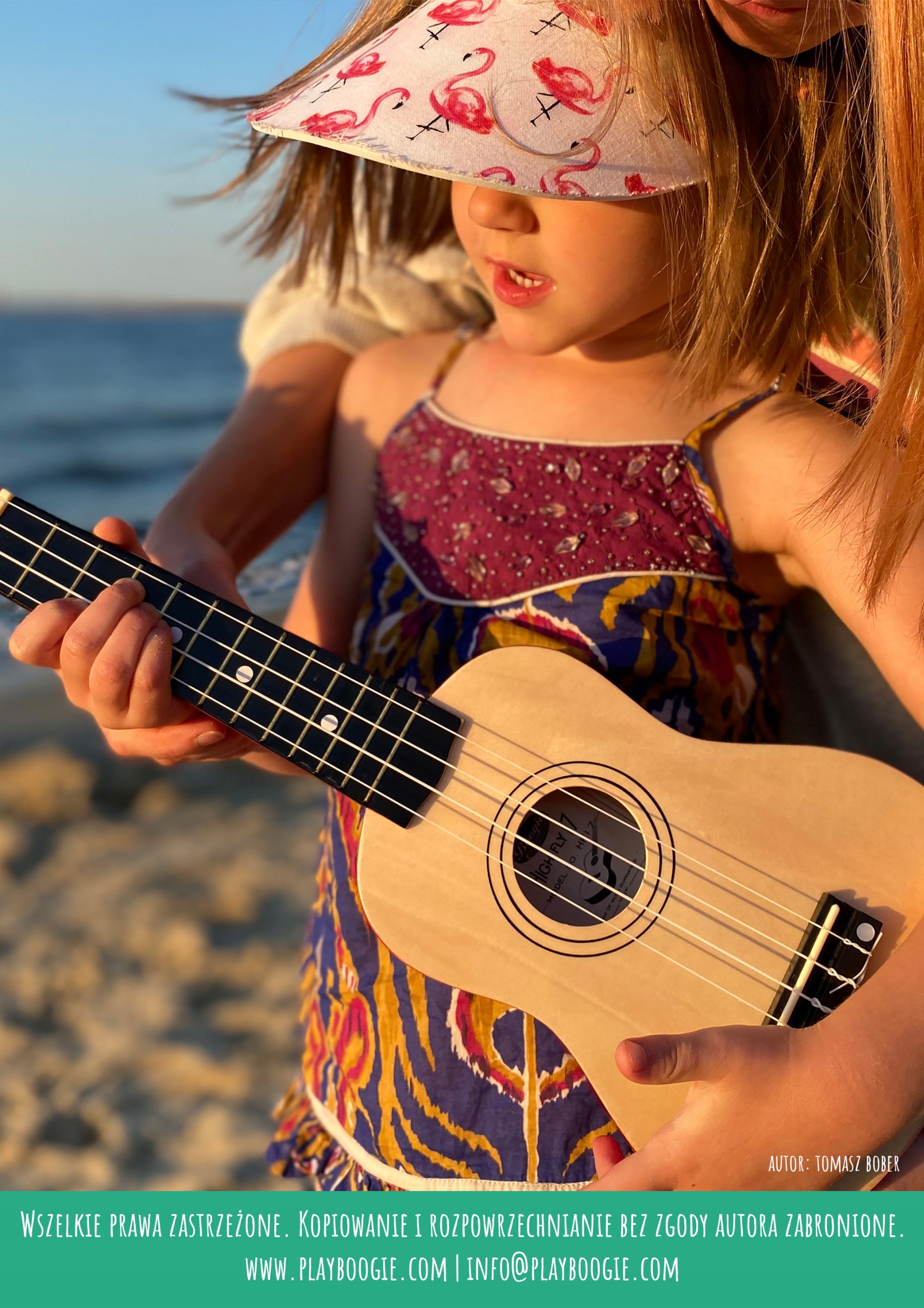 UKULELE SOPRANOWE DREWNIANE + ZESTAW AKCESORIÓW Marka Boogie