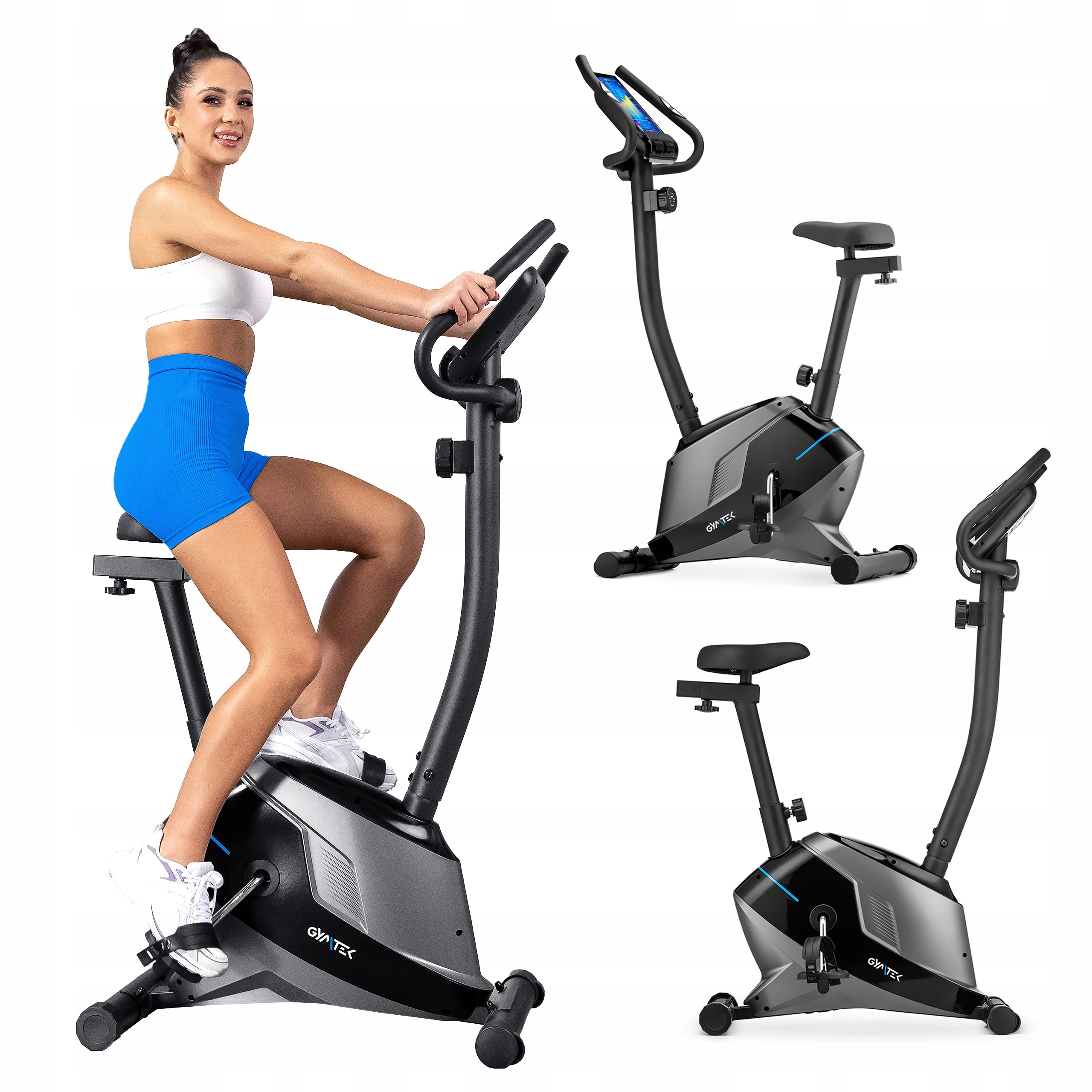 Rower Stacjonarny Magnetyczny Rowerek Treningowy Fitness XB1200 Gymtek