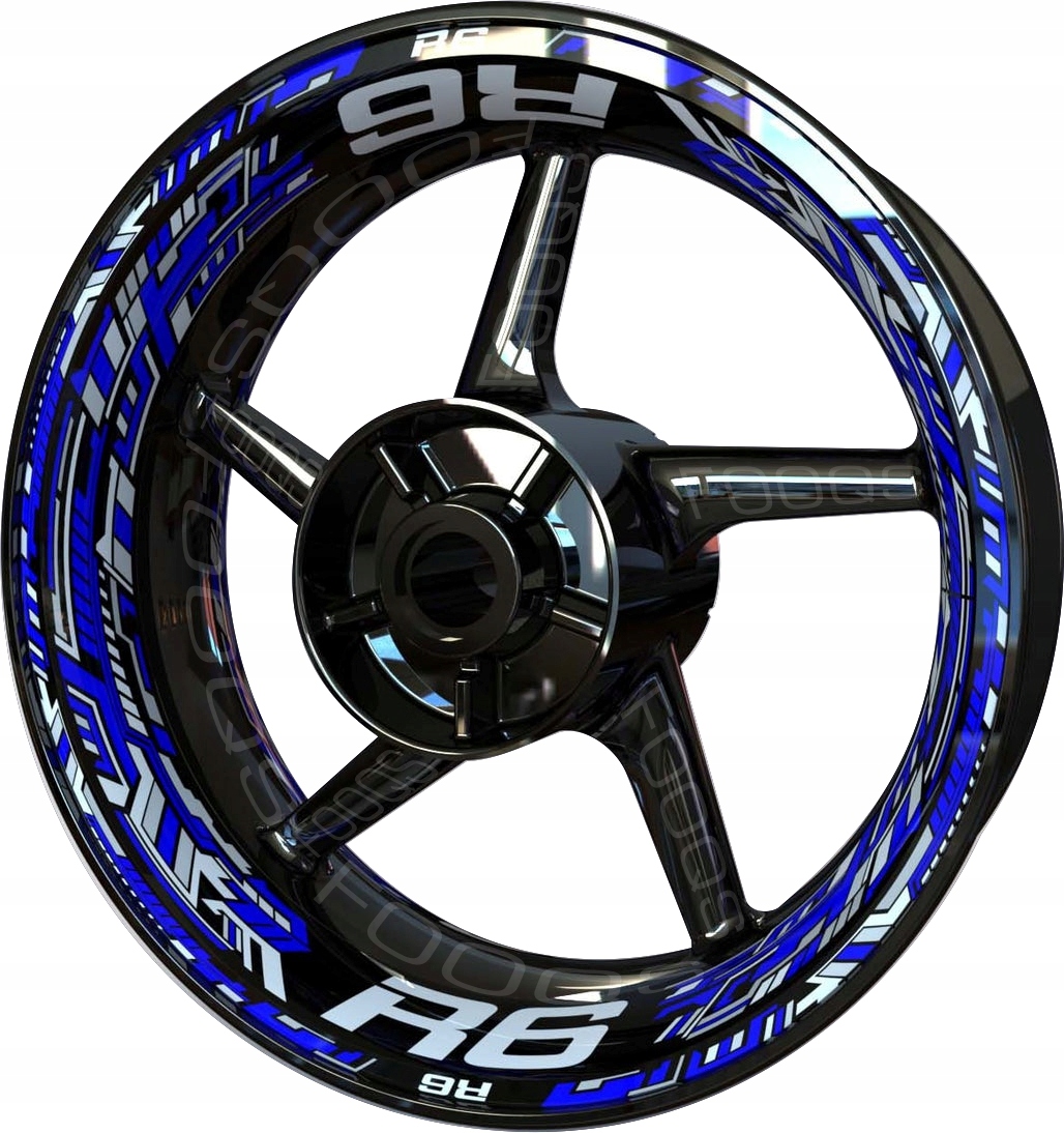 Наклейки на обод RANTY FOOQS для YAMAHA YZF R6