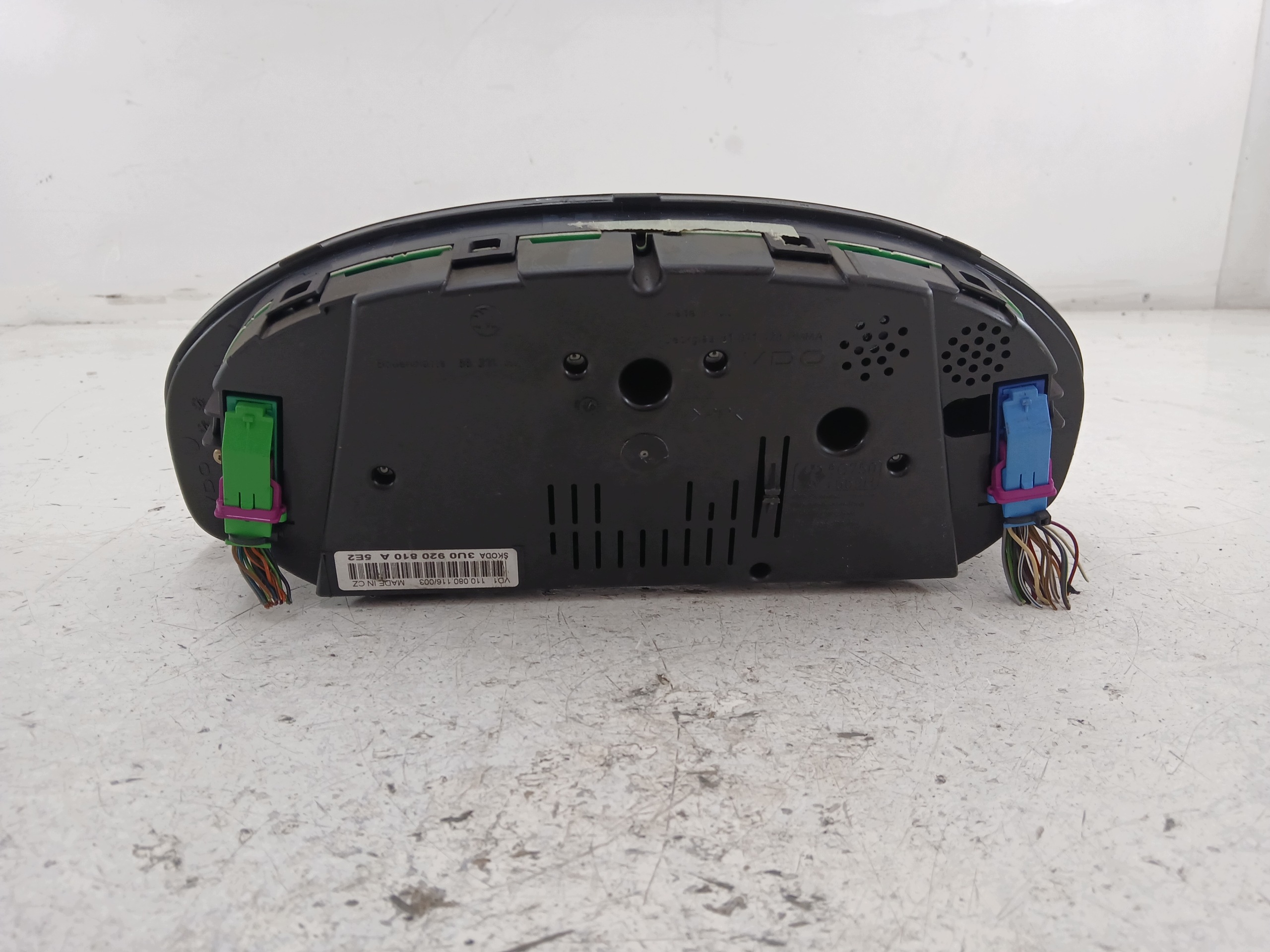 SKODA SUPERB and 1.9 TDI dials dials 3U0920810A