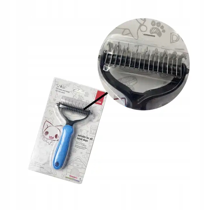 Hřebenový Kartáč Na Srst Pro Psa Kočku Hákový Zastřihovač