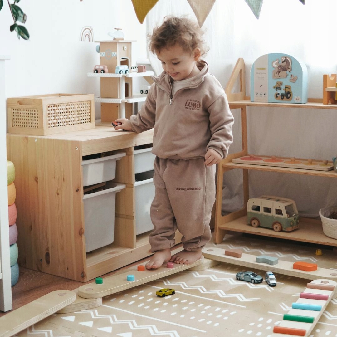 DREWNIANY TOR BALANSOWY XL ŚCIEŻKA SENSORYCZNA 14e Minimalna liczba graczy 1