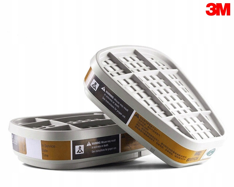 Maska Lakiernicza 3M Półmaska Przeciwyłowa 6200+Filtry Komplet ORYGINAŁ 3M Rozmiar M