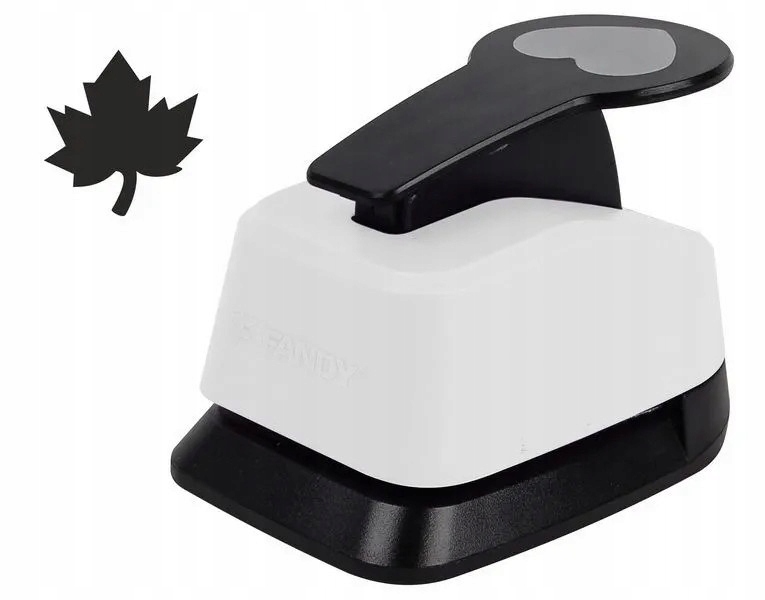 Dekoracyjny Dziurkacz do Zdobień LIŚĆ Mix 50 mm Idealny do Dekorowania Kod producenta DZIURKACZ DEKORUJĄCY DO KARTEK PAPIERU WZOREK