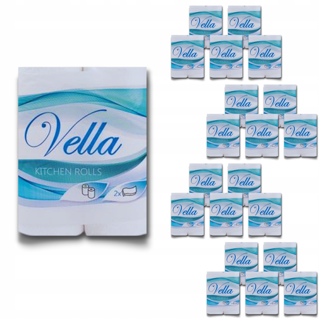 Ręcznik papierowy Vella 100% celuloza 2szt x 21