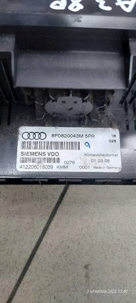 PANEL klimatizaci 8P0820043M AUDI A3 8P
