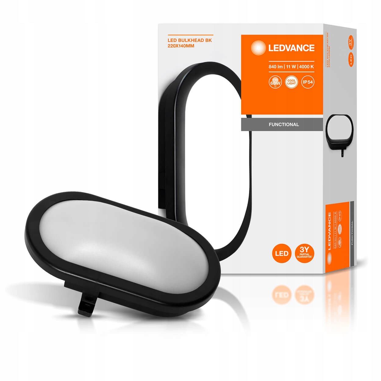

Lampa Led kanałowa ścienna wodoszczelna 11W 4000K