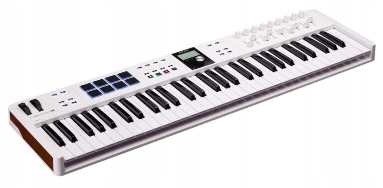 ARTURIA KeyLAB Essential 61 3 White BIAŁA KLAWIATURA STERUJĄCA MIDI USB EAN (GTIN) 3760033531830