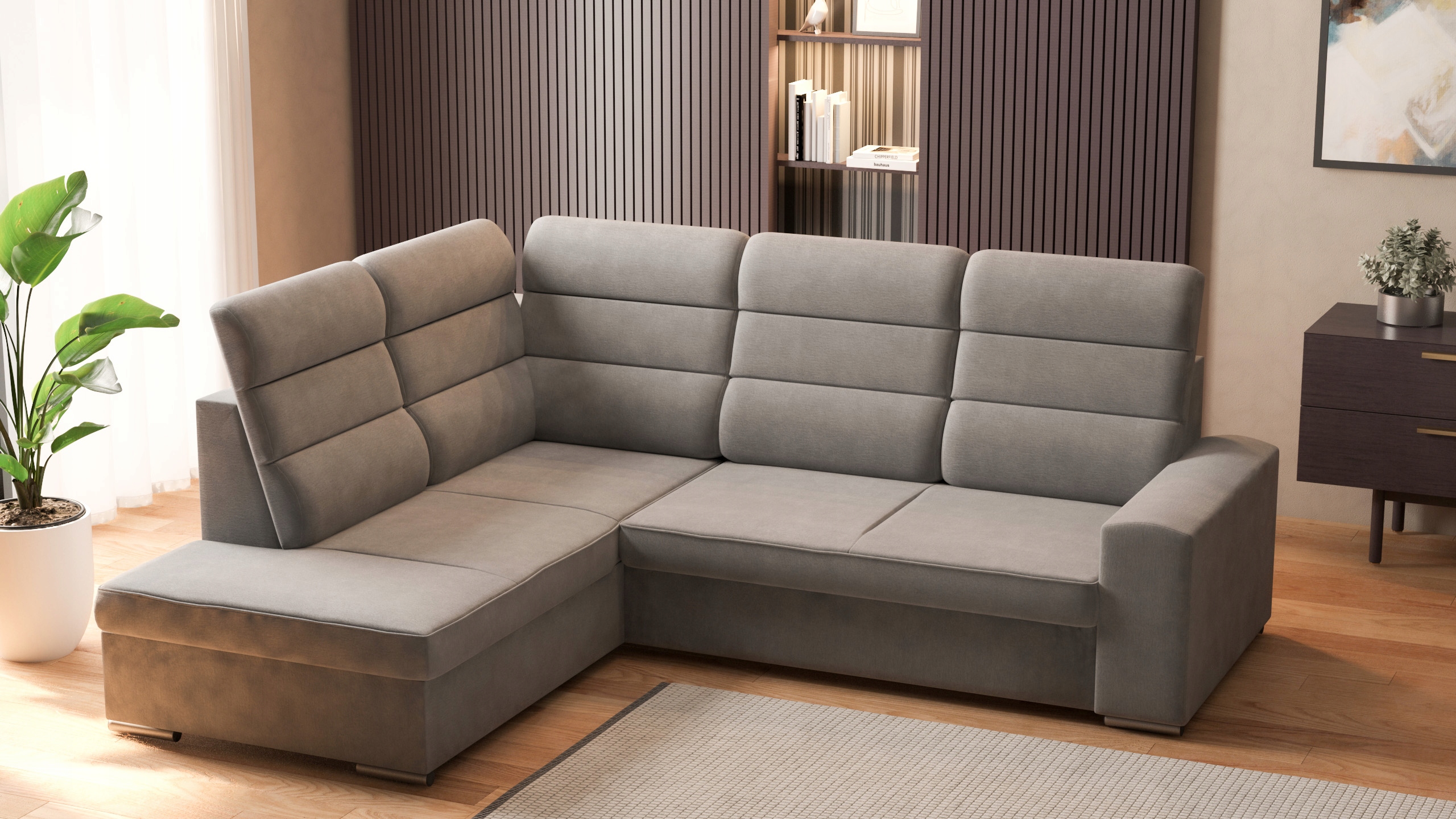 Rohová Sedací Souprava Cloud L s nastavitelnými opěrkami