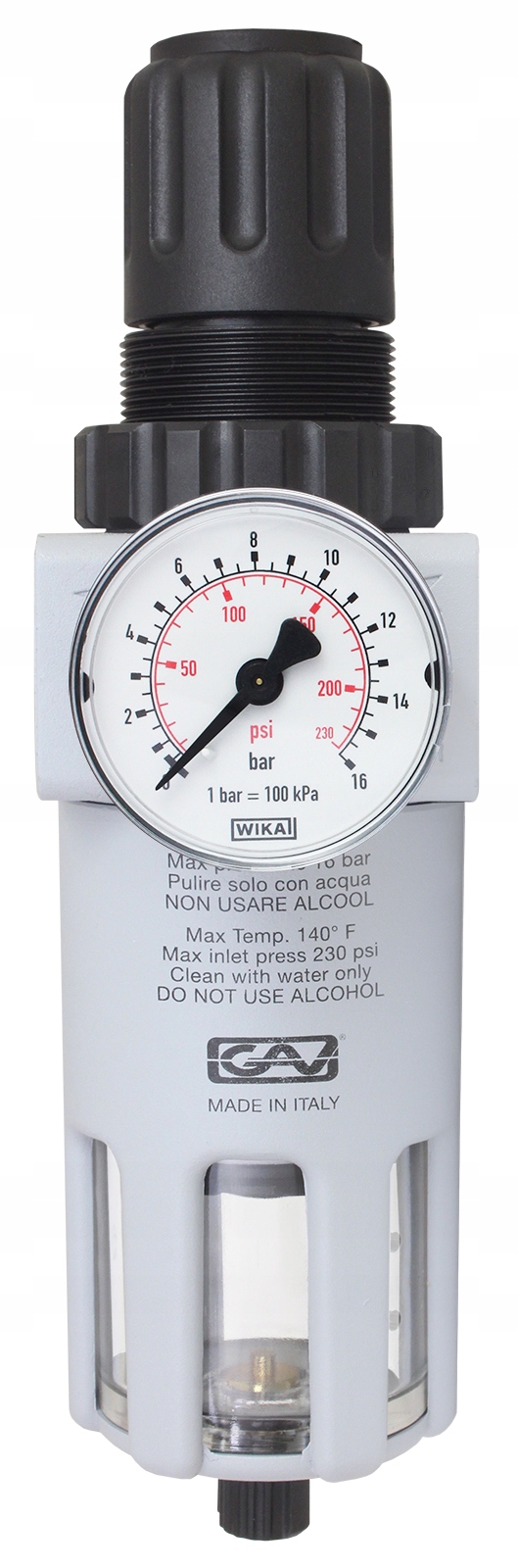 Filtr z reduktorem ciśnienia powietrza FR-200 1/2'' Gav