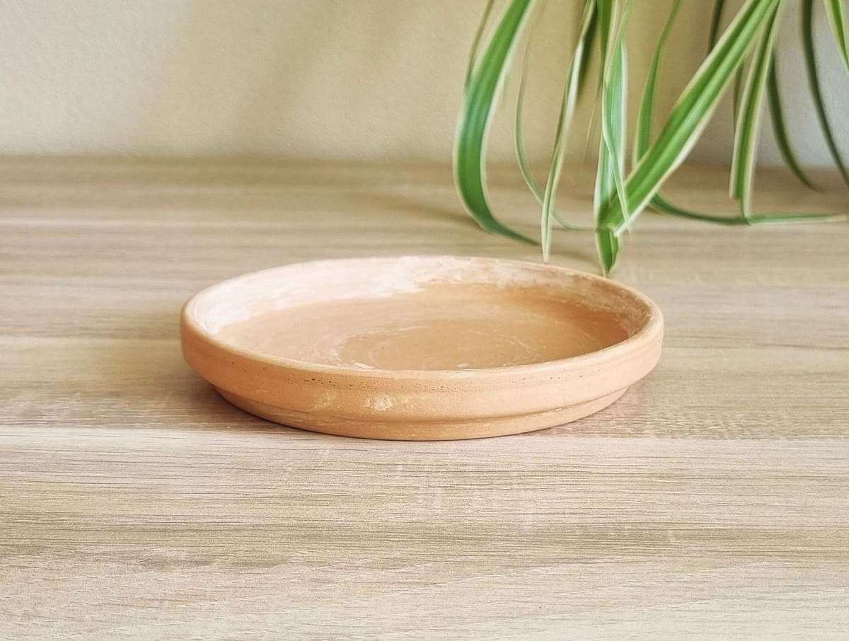 PODSTAWKA GLINIANA do doniczek PIASKOWA 13cm Marka Spang