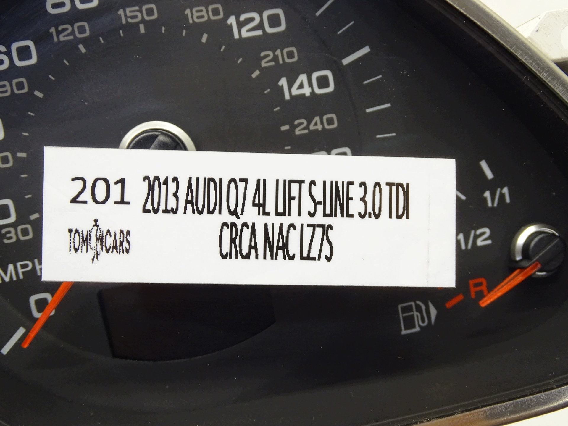 dials clock AUDI Q7 4L LIFT S-LINE 4L0920985N UK