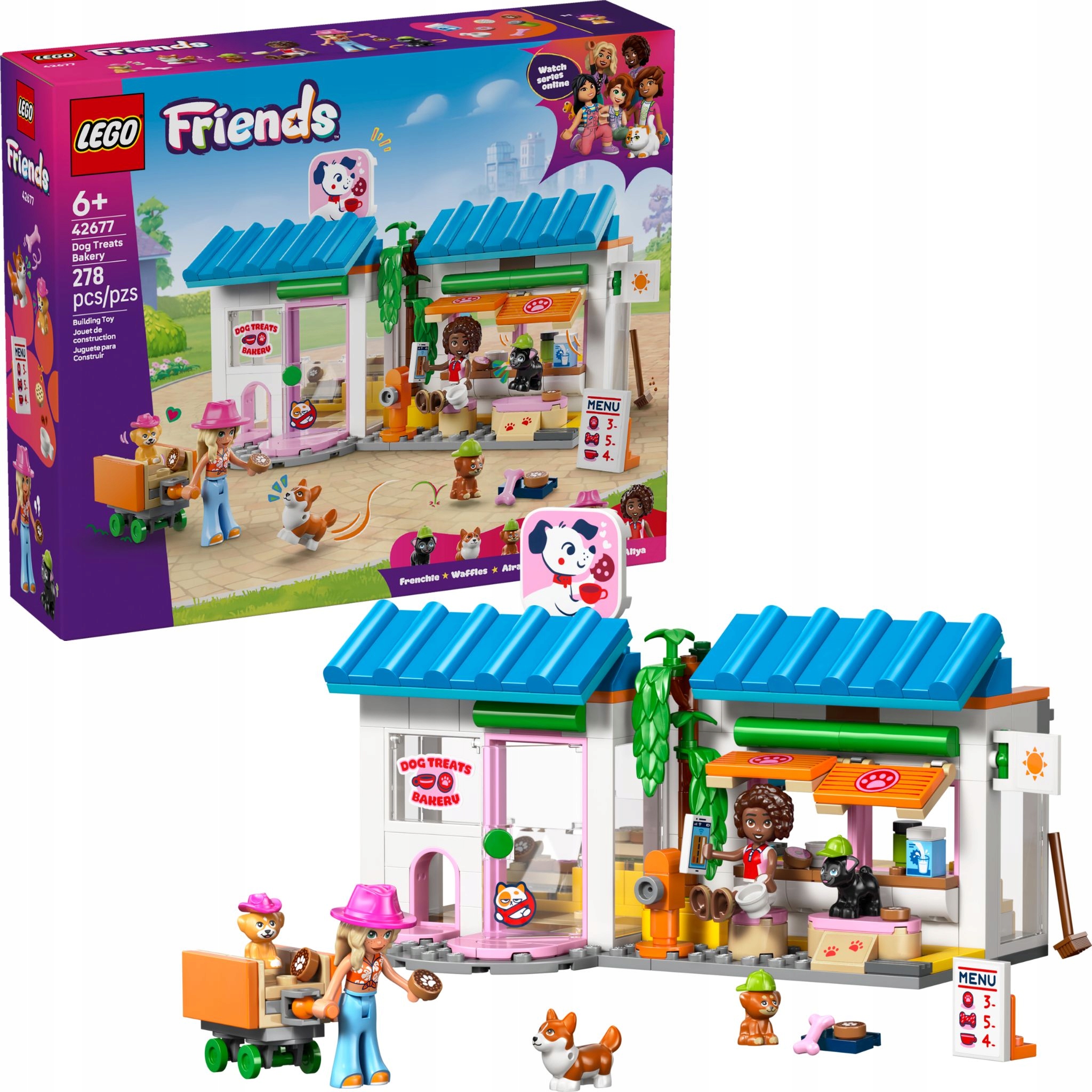 Lego Friends 42677 Pekárna s psími pochoutkami Kavárna 4 Pejsci Aliyah