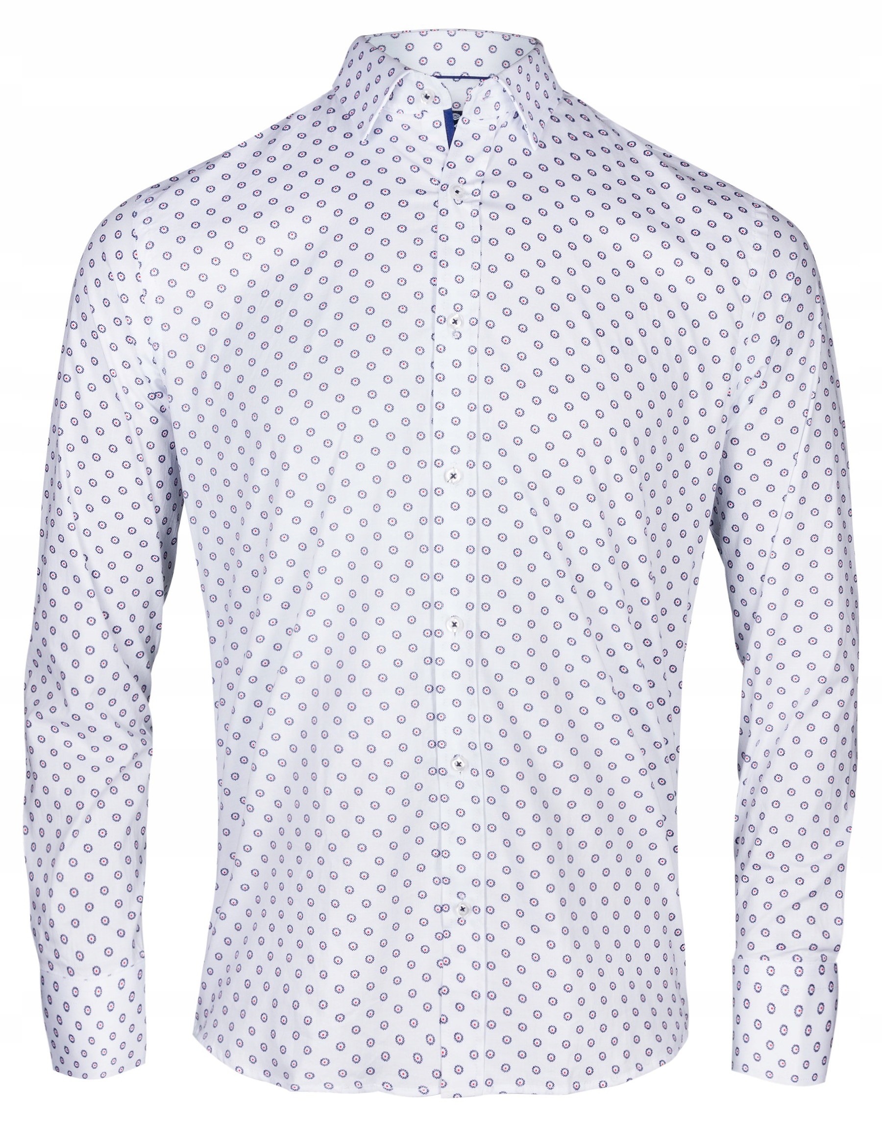 

Quickside Koszula Męska Digital Slim Fit Wzór L