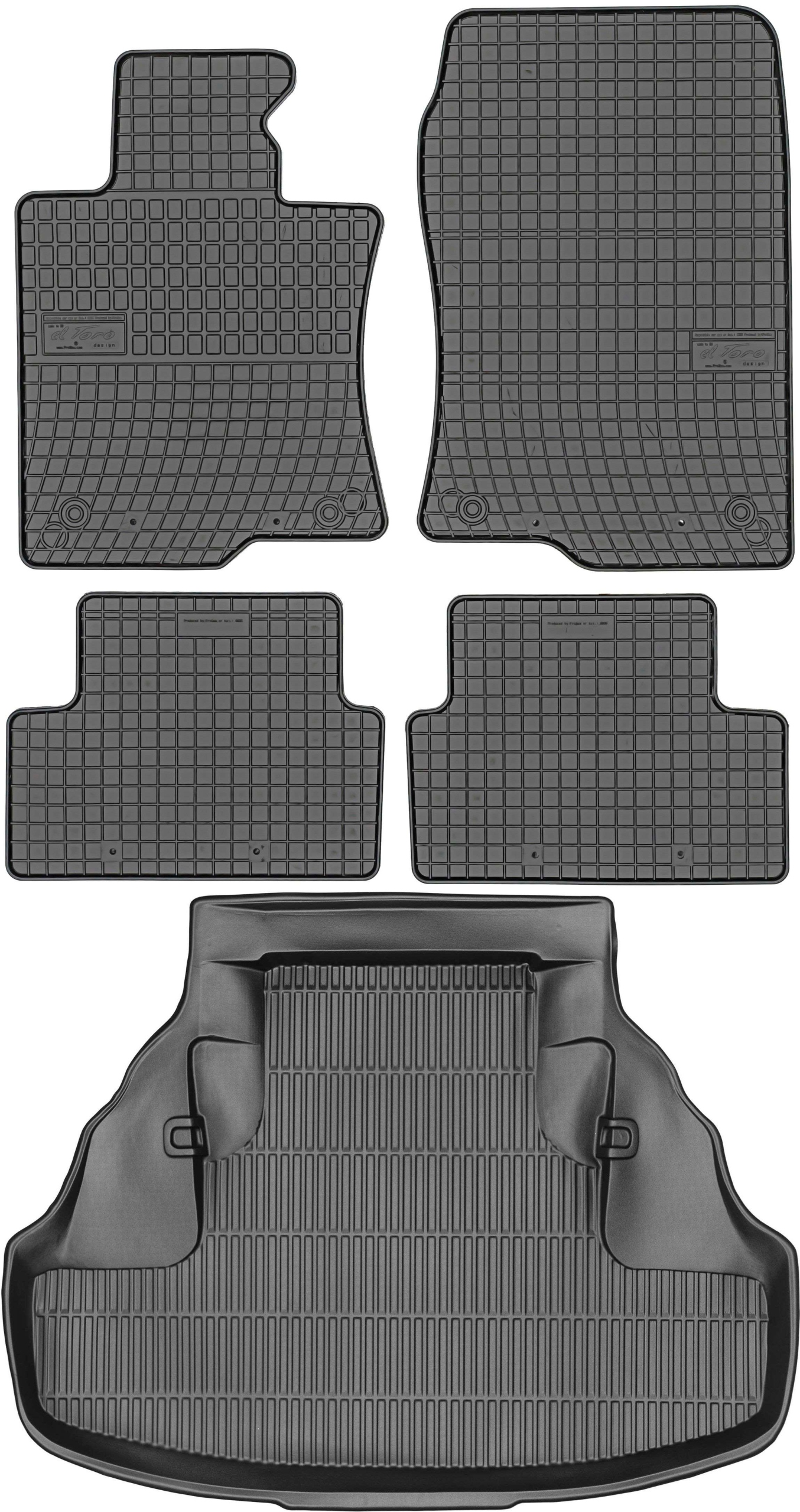 Honda Accord VIII Sd 08-15 Gumové stierače rohož batožinového priestoru