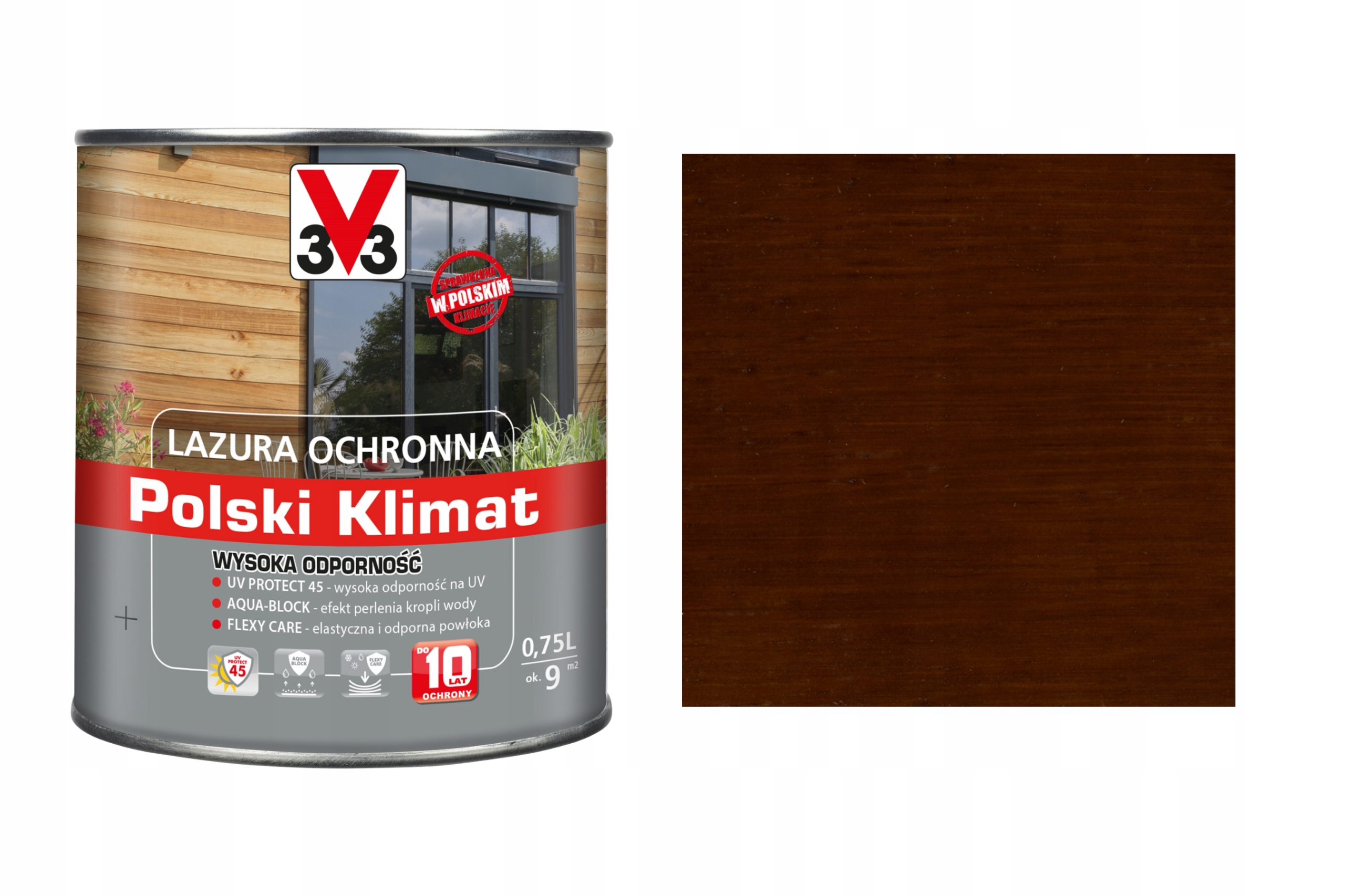 

Lazura V33 Polski Klimat 10 lat Dąb Złocisty 0,75L