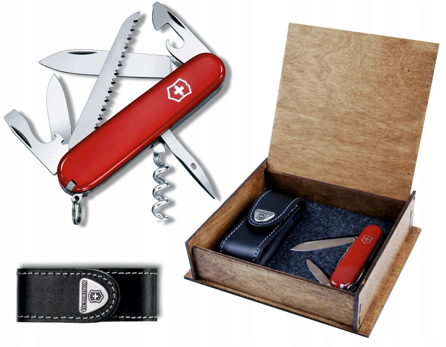 

Victorinox Camper 1.3613 etui Drewno Grawer Rr
