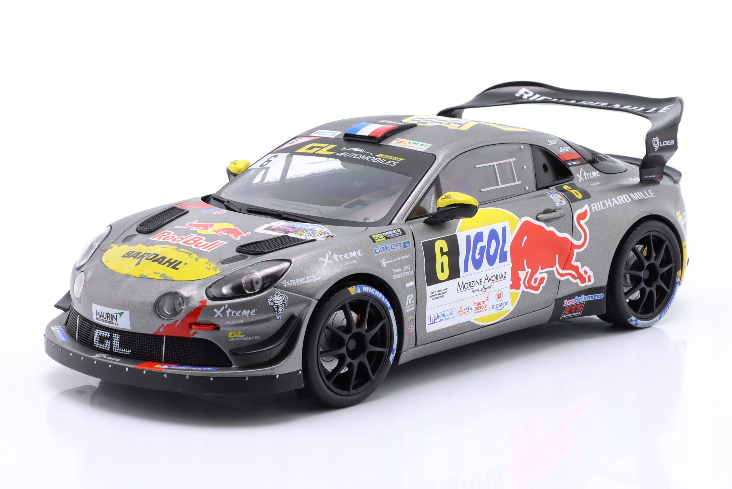 SOLIDO ALPINE A110 RGT+ #6 S.Loeb Rallye Du Mont Blanc 2024 1:18 Marka Solido