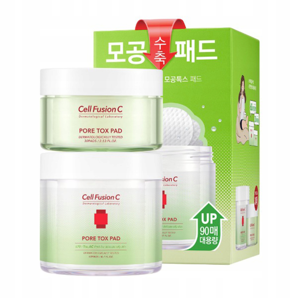 Cell Fusion C Pore Tox Pad Płatki peelingujące 90 szt. Max Edition