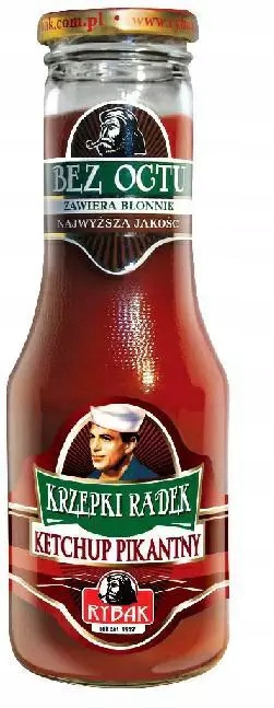 Рыбак кетчуп пряный крепкий Радек 520 г без уксуса