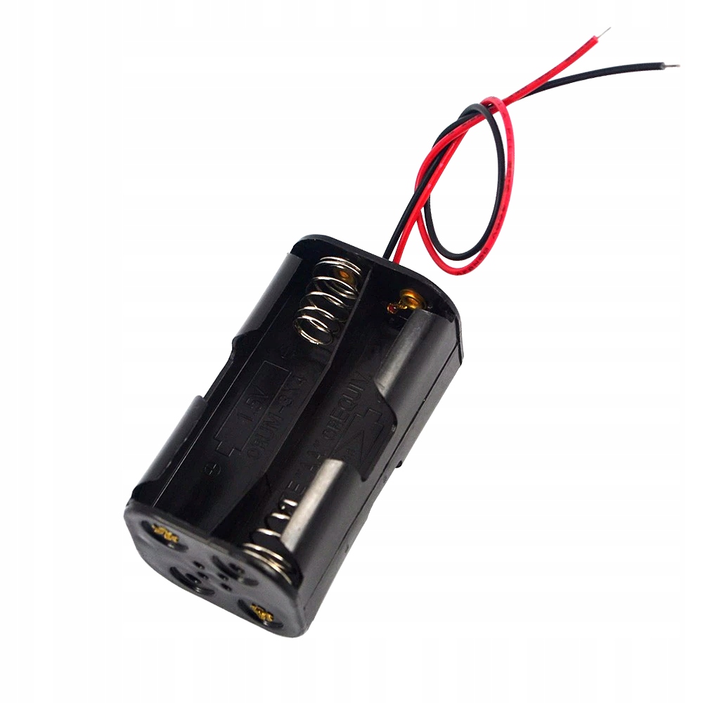 

Koszyk na baterie 4xAA (grube paluszki) 6V