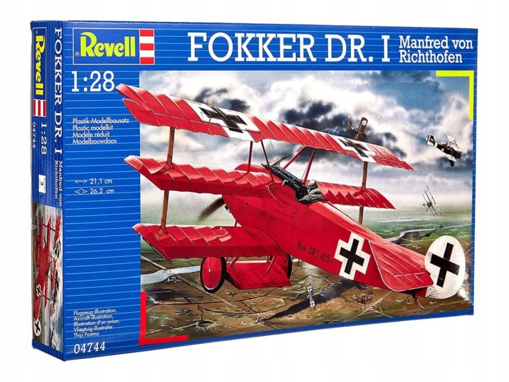 1:28 Letadlo Fokker Dr. I Revell 04744