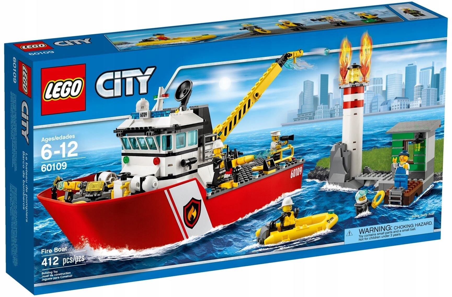 LEGO City - 60109 Łódź strażacka - Nowe
