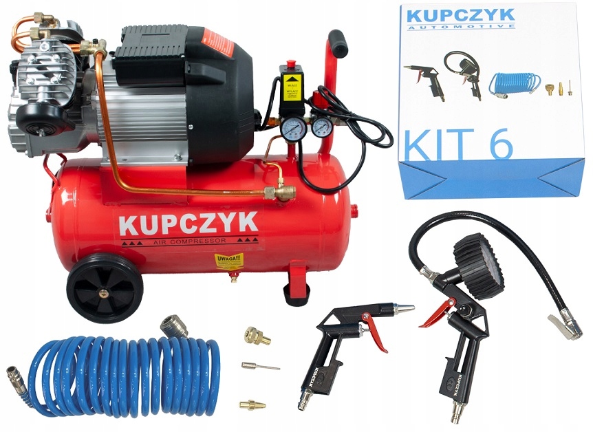 Kompresor Sprężarka Kupczyk ZVA 24 Litry 370 L/min