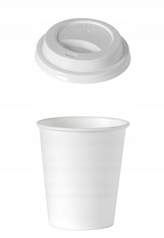 

Wieczka Białe Do Kubków Na Kawę 200/250ML 100SZT