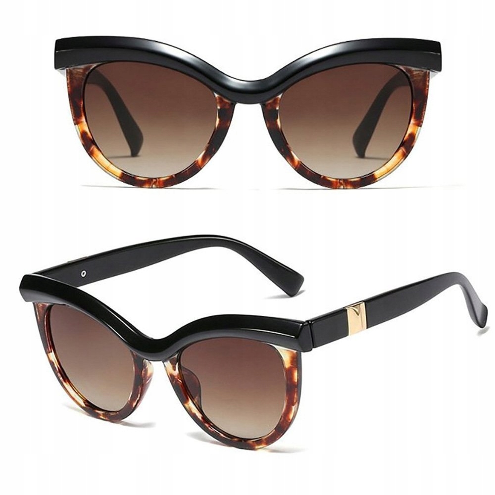 

Okulary przeciwsłoneczne Kocie damskie Panterkowe